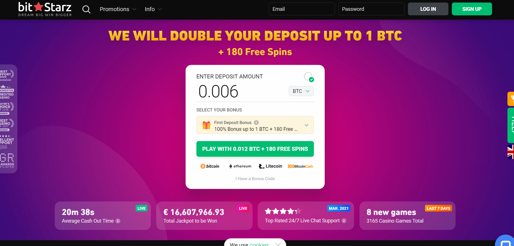 migliori casino bitcoin 2023